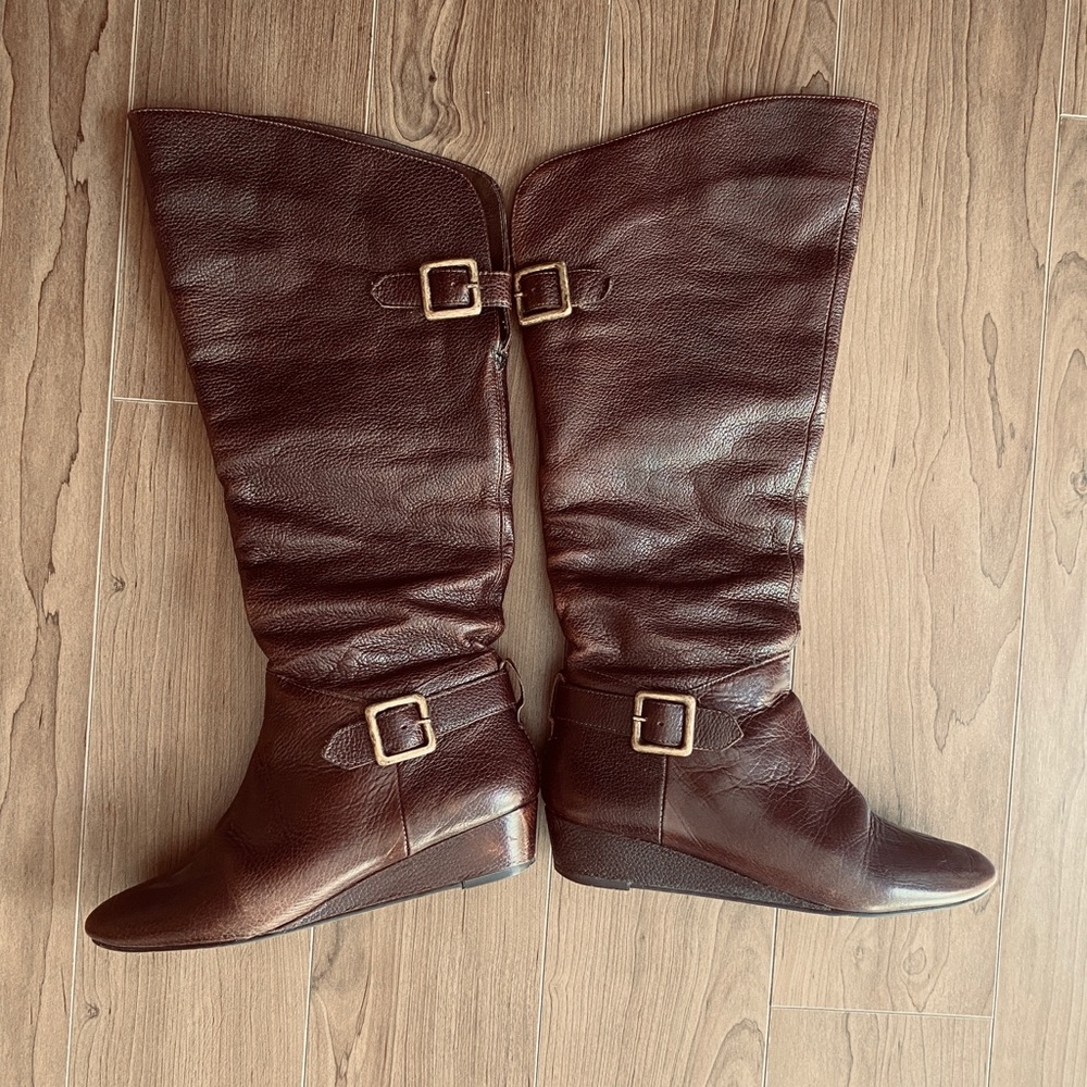 Women’s Cathy Jean Brown Leather Boots